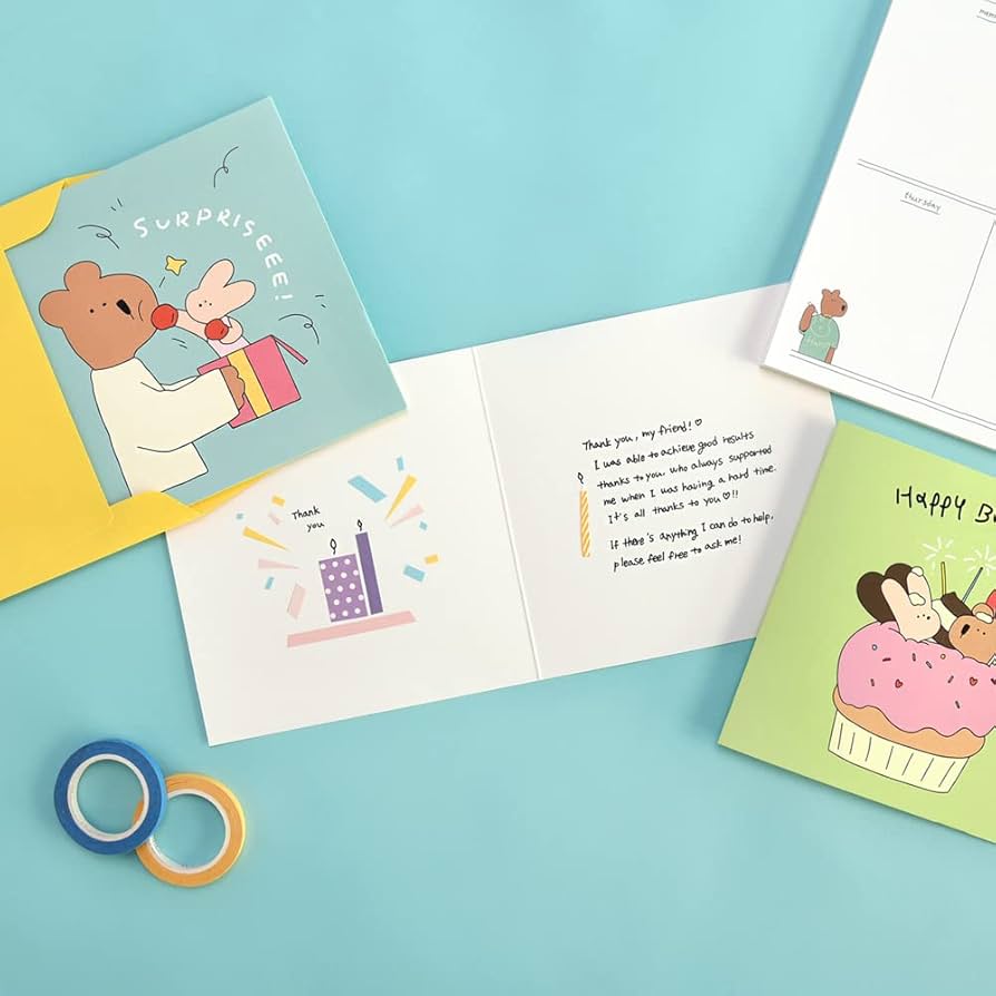 Amazon.com : Monolike PAPER THINGS L, Happy and Lucky